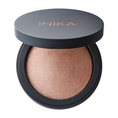 INIKA ORGANIC Baked Mineral Illuminisor STARLIGHT - mineralny rozświetlacz prasowany 8g (uszkodzenie mechaniczne)