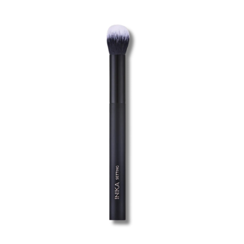 INIKA ORGANIC Setting Brush - wegański pędzel do utrwalania pudru, rozświetlania i konturowania