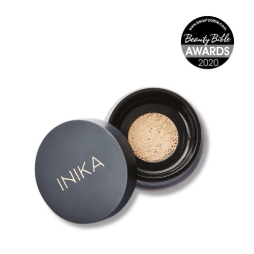 INIKA ORGANIC Loose Mineral Foundation SPF25 STRENGHT - wegański, sypki puder mineralny z ochroną przeciwsłoneczną 8 g