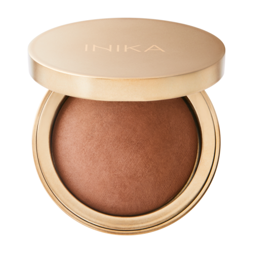 INIKA ORGANIC Baked Mineral Bronzer SUNBEAM - wegański, mineralny bronzer do konturowania twarzy 8 g