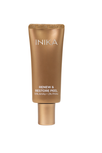 INIKA ORGANIC Renew & Restore Peel - peeling z kwasami AHA, PHA i drobinkami złuszczającymi 30ml