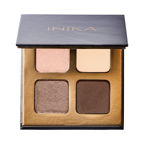 INIKA ORGANIC Quad Eyeshadow Palette WIND - wegańska paleta cieni do oczu 8 g 
