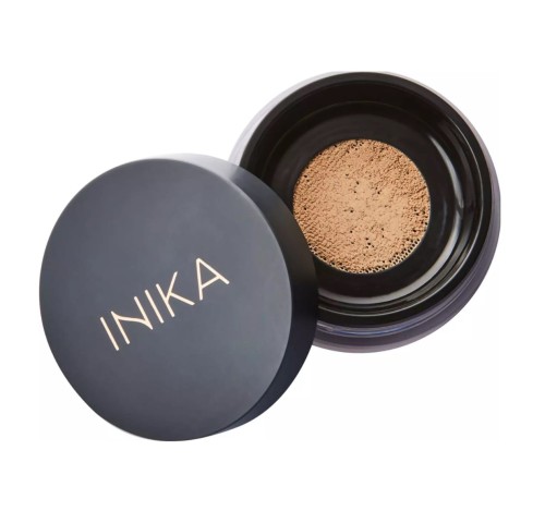 INIKA ORGANIC Loose Mineral Foundation SPF25 - wegański, sypki puder mineralny z ochroną przeciwsłoneczną 8g