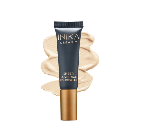 INIKA ORGANIC Sheer Coverage Concealer - wegański, mineralny korektor w płynie 10 ml 